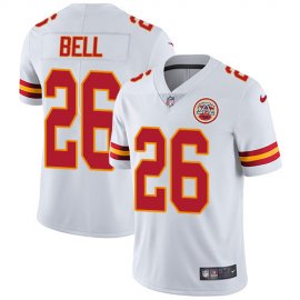 Nike Kansas City Chiefs #26 LeVeon Bell White Mens Stitched NFL Vapor Untouchable Limited Jersey