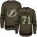 Adidas Tampa Bay Lightning #71 Anthony Cirelli Green Salute to Service Youth Stitched NHL Jersey