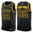 Los Angeles Los Angeles Lakers #95 Juan Toscano-Anderson Black Mens Nike 2022 Select Series MVP Swingman Jersey Mens