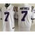 LSU Tigers #7 Tyrann Mathieu White Stitched NCAA Jersey