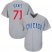 Chicago Cubs #71 Wade Davis Grey Road Stitched Youth MLB Jersey