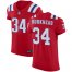 Nike New England Patriots #34 Rex Burkhead Red Alternate Mens Stitched NFL Vapor Untouchable Elite Jersey