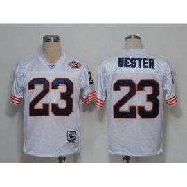 Mitchell and Ness Chicago Bears #23 Devin Hester White Big No. Stitched NFL Jersey