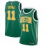 Mens Nike Boston Celtics #11 Kyrie Irving Green NBA Swingman Earned Edition Jersey