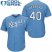 Kansas City Royals #40 Kelvin Herrera Light Blue Cool Base Stitched Youth MLB Jersey