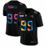 Los Angeles Rams #99 Aaron Donald Mens Nike Multi-Color Black 2020 NFL Crucial Catch Vapor Untouchable Limited Jersey