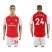 Arsenal #24 Bellerin Home Soccer Club Jersey