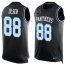 Nike Carolina Panthers #88 Greg Olsen Black Team Color Mens Stitched NFL Limited Tank Top Jersey