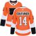 Adidas Philadelphia Flyers #14 Sean Couturier Orange Home Authentic Womens Stitched NHL Jersey