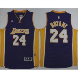 Los Angeles Lakers #24 Kobe Bryant Purple NBA Jerseys