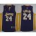 Los Angeles Lakers #24 Kobe Bryant Purple NBA Jerseys
