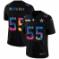Dallas Cowboys #55 Leighton Vander Esch Mens Nike Multi-Color Black 2020 NFL Crucial Catch Vapor Untouchable Limited Jersey