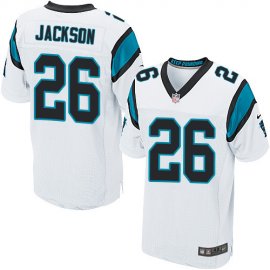 Nike Carolina Panthers #26 Donte Jackson White Mens Stitched NFL Elite Jersey
