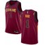 Mens Nike Cleveland Cavaliers #1 Derrick Rose Red NBA Swingman Icon Edition Jersey