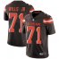 Nike Cleveland Browns #71 Jedrick Wills JR Brown Team Color Mens Stitched NFL Vapor Untouchable Limited Jersey