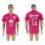 America #14 R.Sambueza Pink Soccer Club Jersey