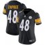 Nike Pittsburgh Steelers #48 Bud Dupree Black Team Color Womens Stitched NFL Vapor Untouchable Limited Jersey