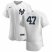 New York Yankees #47 Jordan Montgomery Mens Nike White Navy Home 2020 Authentic Player MLB Jersey