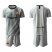 Barcelona Blank Grey Goalkeeper Soccer Club Jersey