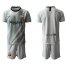 Barcelona Blank Grey Goalkeeper Soccer Club Jersey