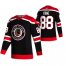 Chicago Blackhawks #88 Patrick Kane Black Mens Adidas 2020-21 Reverse Retro Alternate NHL Jersey