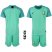 Brazil Blank Green Goalkeeper Kid Soccer Country Jersey