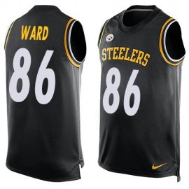 Nike Pittsburgh Steelers #86 Hines Ward Black Team Color Mens Stitched NFL Limited Tank Top Jersey