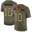 Houston Texans #10 DeAndre Hopkins Mens Nike 2019 Olive Camo Salute To Service Limited NFL Jersey