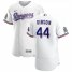 Texas Rangers #44 Kyle Gibson Mens Nike White Home 2020 Authentic Patch Player MLB Jersey