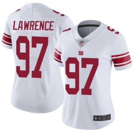Nike New York Giants #97 Dexter Lawrence White Womens Stitched NFL Vapor Untouchable Limited Jersey