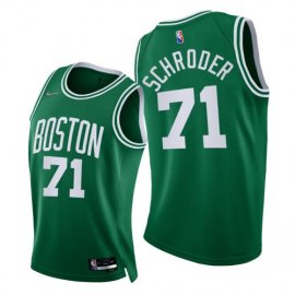 Nike Boston Celtics #71 Dennis Schroder Womens 2021-22 75th Diamond Anniversary NBA Jersey Green Womens