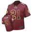 Nike Washington Football Team #21 Sean Taylor Burgundy Red Team Color Mens Stitched NFL Elite Drift Fashion Jersey