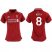 Womens Liverpool #8 Keita Red Home Soccer Club Jersey