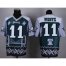 Nike Philadelphia Eagles #11 Carson Wentz Midnight Green Mens Stitched NFL Elite Noble Fashion Jersey