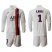 Paris Saint-Germain #1 K.Navas Away Long Sleeves Soccer Club Jersey