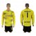 Dortmund #1 Weidenfeller Home Long Sleeves Soccer Club Jersey