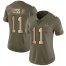 Nike Cincinnati Bengals #11 John Ross III Olive/Gold Womens Stitched NFL Limited 2017 Salute to Service Jersey