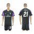Real Madrid #21 Morata Sec Away Soccer Club Jersey