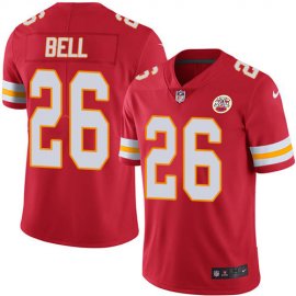Nike Kansas City Chiefs #26 LeVeon Bell Red Team Color Youth Stitched NFL Vapor Untouchable Limited Jersey