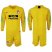 Atletico Madrid Blank Yellow Goalkeeper Long Sleeves Soccer Club Jersey