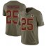 Nike Washington Football Team #25 Chris Thompson Olive Mens Stitched NFL Limited 2017 Salute To Service Jersey