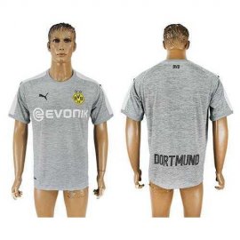 Dortmund Blank Grey Soccer Club Jersey