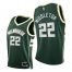 Nike Milwaukee Bucks #22 Khris Middleton Youth 2021-22 75th Diamond Anniversary NBA Jersey Green Youth