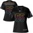 Nike Dallas Cowboys #55 Leighton Vander Esch Black Womens NFL Fashion Game Jersey