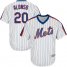 New York Mets #20 Pete Alonso White(Blue Strip) Alternate Cool Base Stitched Youth MLB Jersey