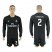 Real Madrid #2 Carvajal Away Long Sleeves Soccer Club Jersey