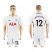 Tottenham Hotspur #12 Wanyama White Home Soccer Club Jersey