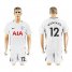 Tottenham Hotspur #12 Wanyama White Home Soccer Club Jersey