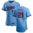 Minnesota Twins #21 Tyler Duffey Mens Nike Light Blue Alternate 2020 Authentic Team MLB Jersey