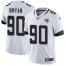 Nike Jacksonville Jaguars #90 Taven Bryan White Mens Stitched NFL Vapor Untouchable Limited Jersey